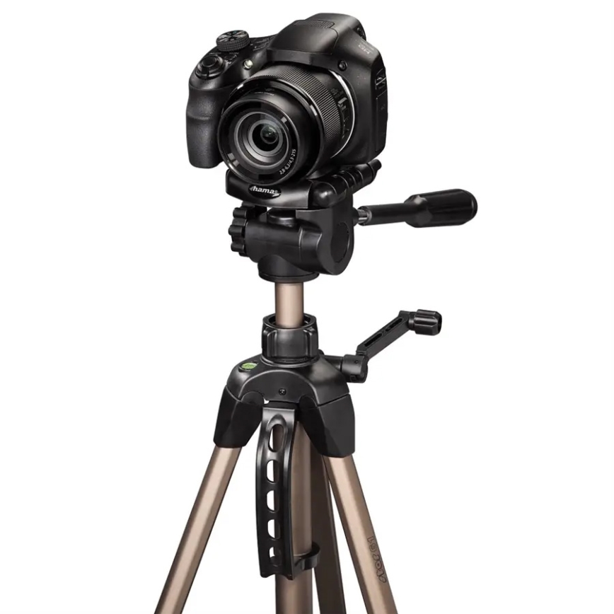 Hama - Trépied pour appareil photo 153 cm beige/noir