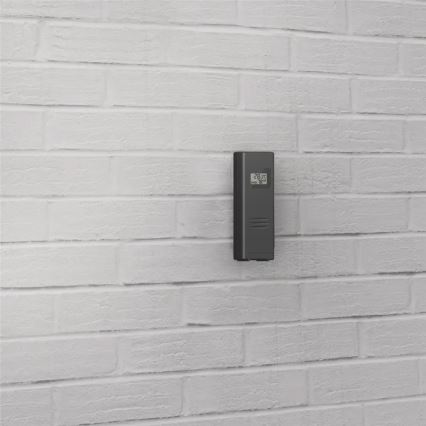 Hama - Weerstation met kleuren LCD-scherm en wekker 230V/2xAA + USB zwart