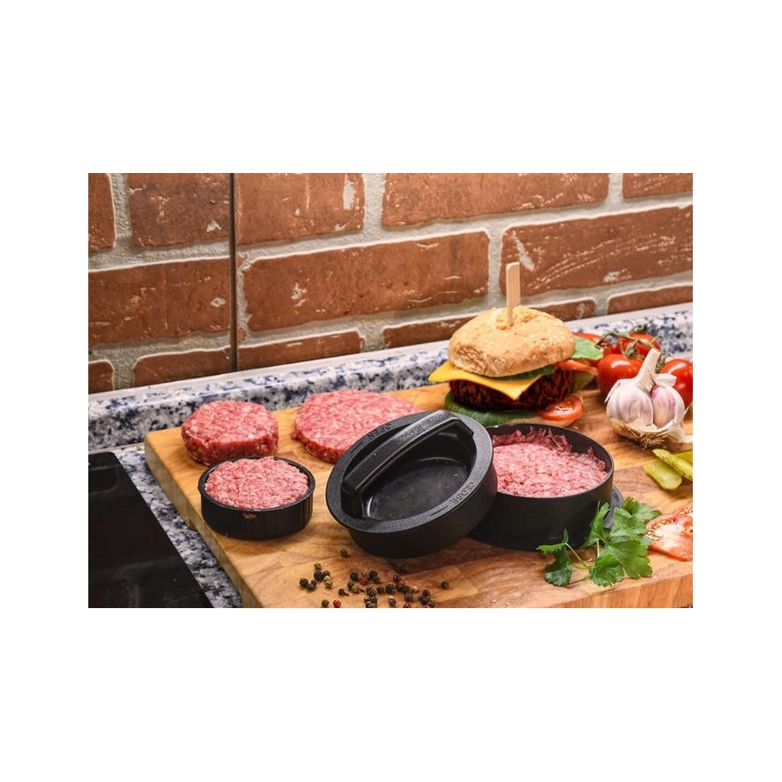Hamburgerpers Ø 10cm/6,5cm