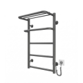 Handdoekradiator HOTEL 75W/230V 66x42 cm RVS/antraciet rechts