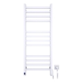 Handdoekradiator voor de badkamer met thermostaat AVANGARD 227W 120x48cm wit, rechter aansluiting