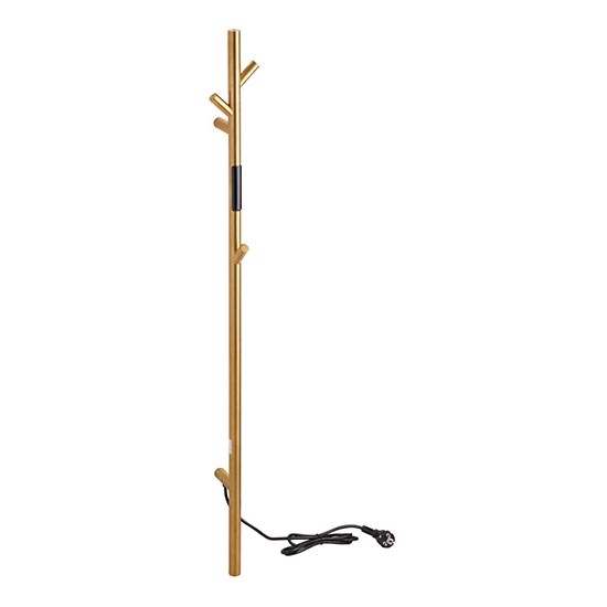 Handdoekrek 10,3x118 cm roestvrij staal/goud