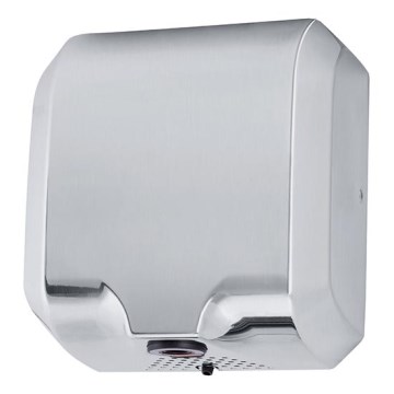 Handdroger 29,5x32 cm RVS/zilver