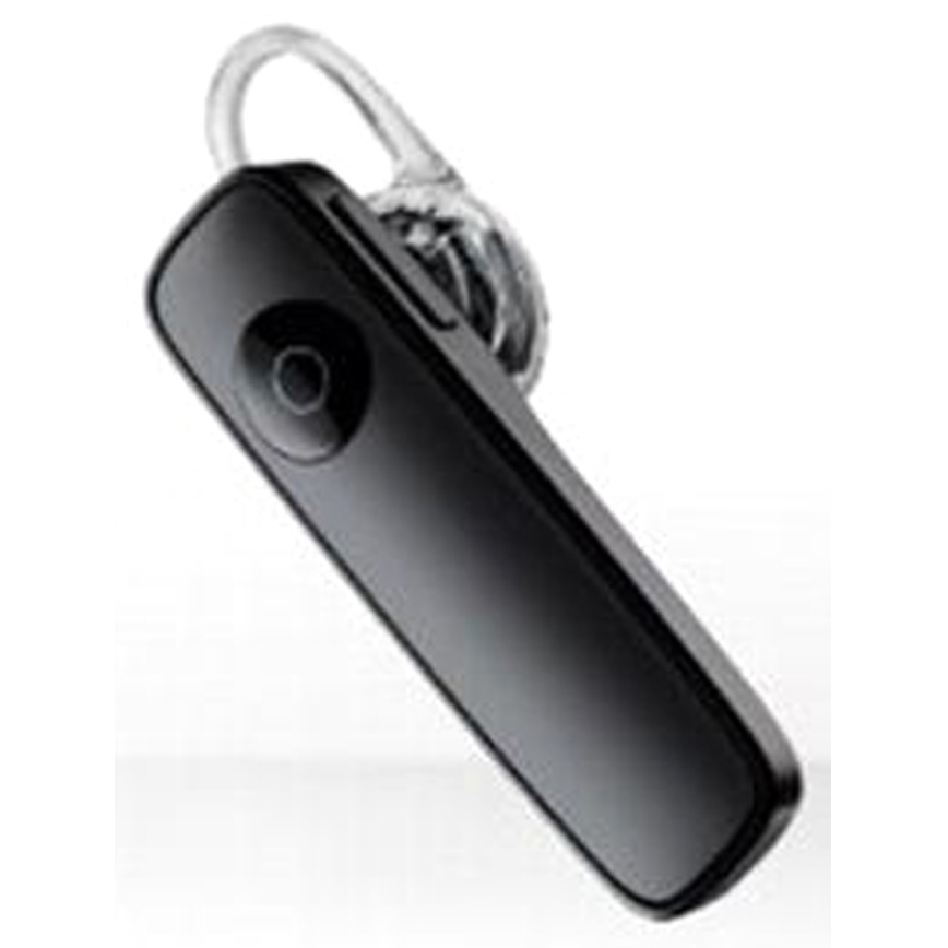 Handsfree oortelefoon met microfoon zwart