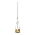 Hangende bloempot 155x27 cm goud