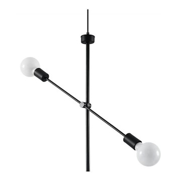 Hangende lamp aan koord CONCEPT 2x E27 / 60W / 230V