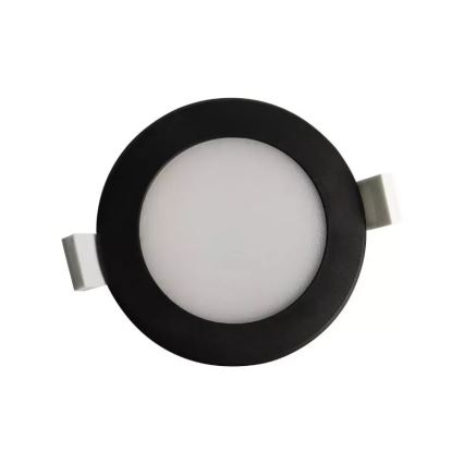 Hangende LED Badkamer plafond verlichting LED/7W/230V 4000K zwart IP44