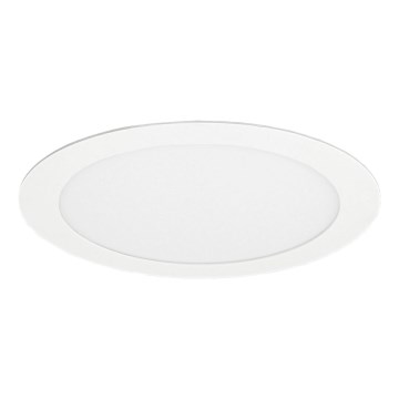 Hangende LED Badkamer plafond verlichting VEGA LED/12W/230V 2800K diameter 16,8 cm IP44 sneeuw wit