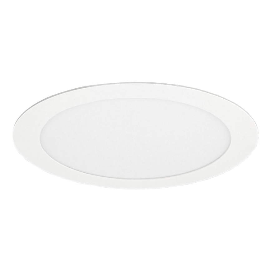 Hangende LED Badkamer plafond verlichting VEGA LED/24W/230V 3800K diameter 29,8 cm IP44 sneeuw wit