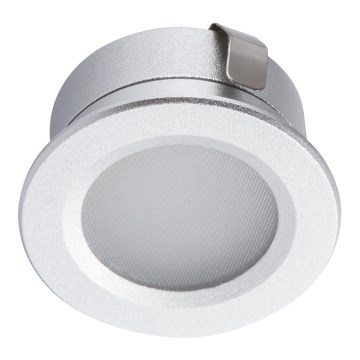Hangende LED plafondverlichting voor buiten IMBER LED/1W/12V 3000K diameter 3 cm 40 lm IP65 zilver