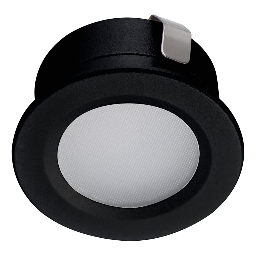 Hangende LED plafondverlichting voor buiten IMBER LED/1W/12V 6500K diameter 3 cm 30 lm IP65 zwart