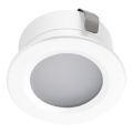 Hangende LED plafondverlichting voor buiten IMBER LED/1W/12V 6500K diameter 3 cm 40 lm IP65 wit