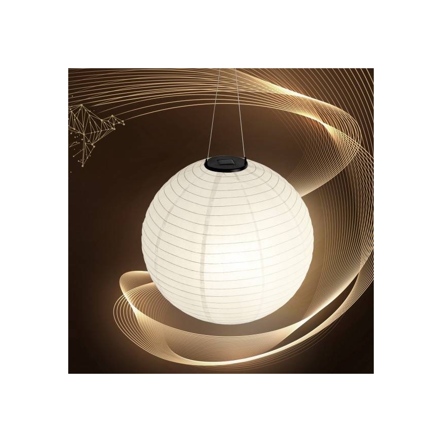 Hangende Solar LED Lamp ORIGAMI LED/0,08W/1,2V 300mAh d. 30 cm IP44