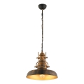 Hanglamp aan een ketting 1xE27/40W/230V brons