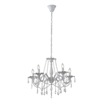 Hanglamp aan een ketting 5xE14/15W/230V