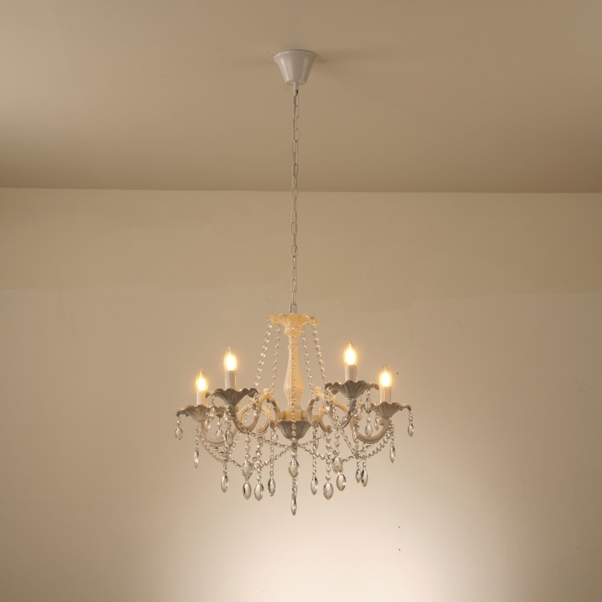 Hanglamp aan een ketting 5xE14/15W/230V