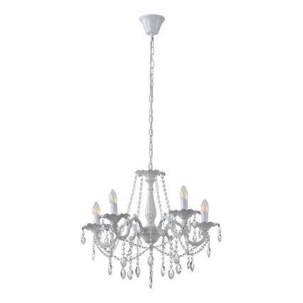Hanglamp aan een ketting 5xE14/15W/230V