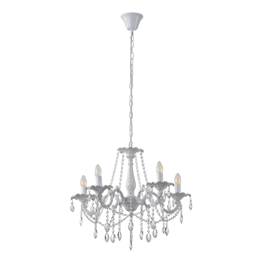 Hanglamp aan een ketting 5xE14/15W/230V
