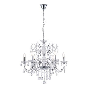 Hanglamp aan een ketting 6xE14/15W/230V