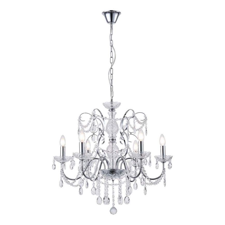 Hanglamp aan een ketting 6xE14/15W/230V