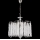 Hanglamp aan een ketting 6xE14/60W/230V diameter 46 cm glanzend chroom