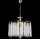 Hanglamp aan een ketting 6xE14/60W/230V diameter 46 cm goud