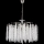 Hanglamp aan een ketting 7xE14/60W/230V diameter 54 cm glanzend chroom