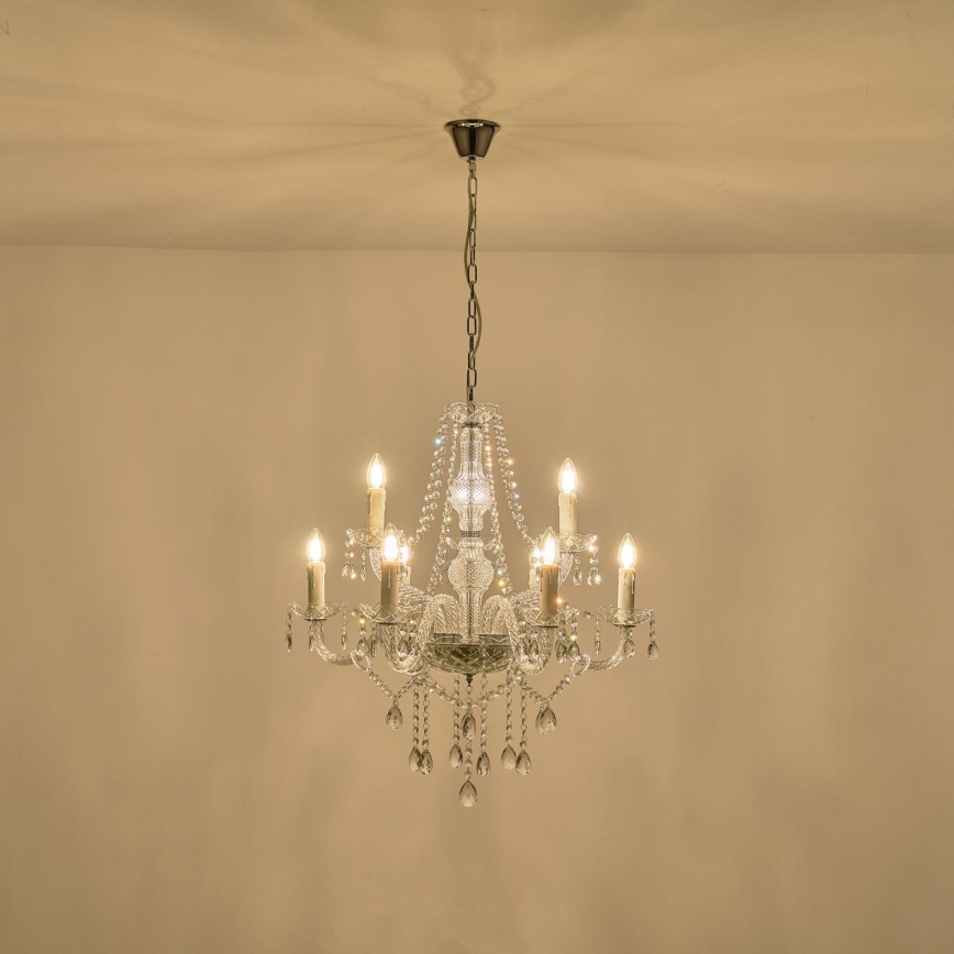 Hanglamp aan een ketting 9xE14/15W/230V