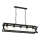Hanglamp aan een ketting ARNOLD 5xE27/60W/230V zwart