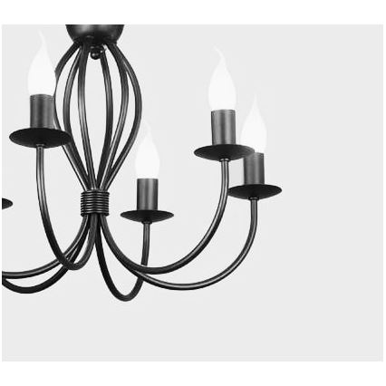 Hanglamp aan een ketting ARTHUR 5xE14/40W/230V