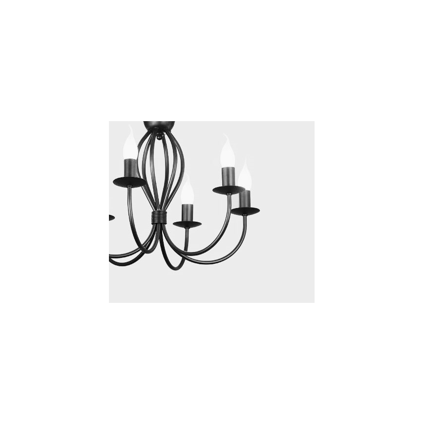 Hanglamp aan een ketting ARTHUR 5xE14/40W/230V