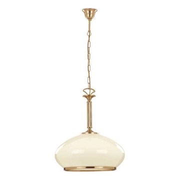 Hanglamp aan een ketting ASTORIA 1xE27/15W/230V goud