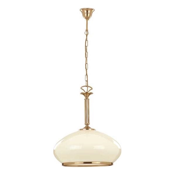 Hanglamp aan een ketting ASTORIA 1xE27/15W/230V goud