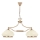 Hanglamp aan een ketting ASTORIA 2xE27/15W/230V goud