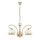 Hanglamp aan een ketting ASTORIA 3xE27/15W/230V goud