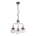 Hanglamp aan een ketting BALLET 3xE27/40W/230V mat chroom