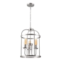 Hanglamp aan een ketting CONSTANTINE 3xE27/60W/230V mat chroom