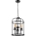 Hanglamp aan een ketting CONSTANTINE 3xE27/60W/230V zwart