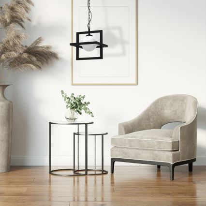 Hanglamp aan een ketting DIEGO 1xE14/40W/230V zwart
