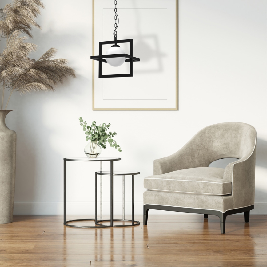 Hanglamp aan een ketting DIEGO 1xE14/40W/230V zwart