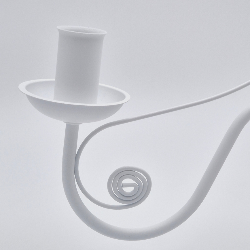 Hanglamp aan een ketting DONATO 3xE14/40W/230V wit