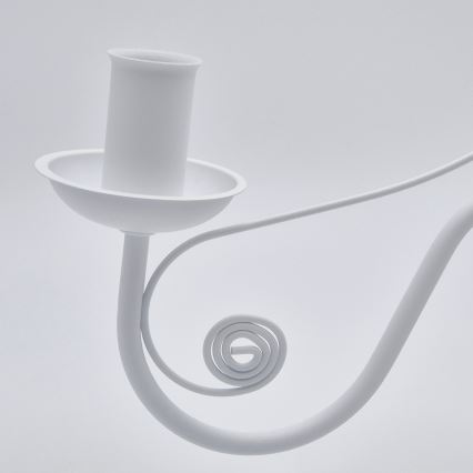 Hanglamp aan een ketting DONATO 5xE14/40W/230V wit