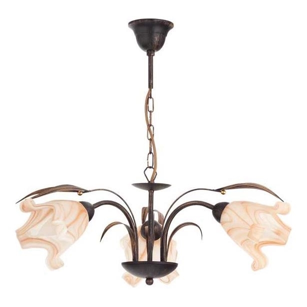 Hanglamp aan een ketting DUCATTI 3xE14/10W/230V brons