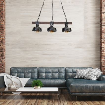 Hanglamp aan een ketting FARO 3xE27/60W/230V