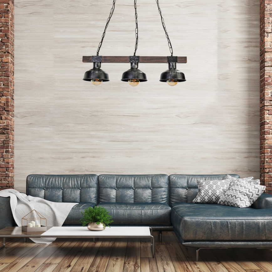 Hanglamp aan een ketting FARO 3xE27/60W/230V