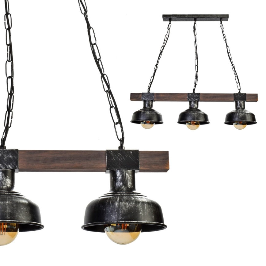 Hanglamp aan een ketting FARO 3xE27/60W/230V