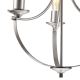 Hanglamp aan een ketting GINA 3xE27/60W/230V chroom