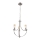 Hanglamp aan een ketting GINA 3xE27/60W/230V mat chroom