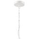 Hanglamp aan een ketting GINA 3xE27/60W/230V wit