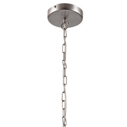 Hanglamp aan een ketting GINA 5xE27/60W/230V chroom